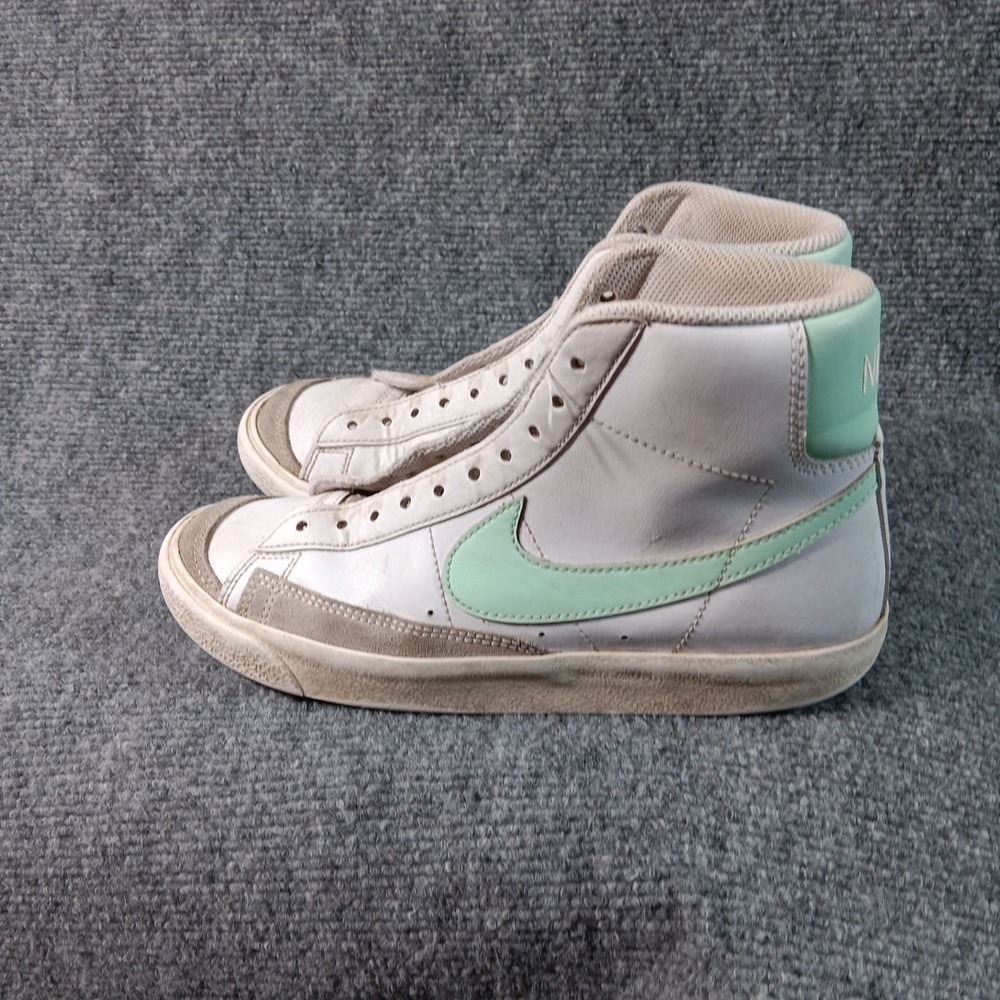 Nike Blazer Mid 77 GS White Mint Green 723537-100 Youth 5.5Y Women’s 7 Worn Read
